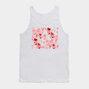 Hearts - red Tank Top